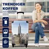 MuchoWow® Koffer Handgepäck Trolley Rollkoffer Kleine Produktbild-Vorschau 2
