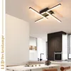 A modern kitchen and dining area with a stylish LED ceiling light. Produktbild-Vorschau