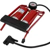 FISCHER Fuß-Luftpumpe Doppelzylinder mit Manometer Produktbild-Vorschau 2