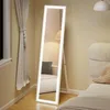 HOMCOM Celotelové zrkadlo 40 x 160 cm Stojacie zrkadlo s Náhľad obrázku produktu 2