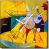 Coloray Uhr auf Leinwand 30x30 cm Wand Uhr Dekoration Produktbild-Vorschau 1