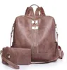 MODFU Rucksack Laptoprucksack Schulrucksack Lederrucksack Produktbild-Vorschau 1
