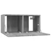 vidaXL TV-Wandschrank Grau Sonoma 60x30x30 cm Holzwerkstoff Produktbild-Vorschau 5