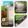 A collage of images showcasing a greenhouse with various features highlighted. Produktbild-Vorschau