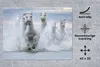 MuchoWow® Mauspad Mousepad Eine Herde weißer Pferde Produktbild-Vorschau 2