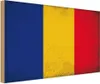vianmo Holzschild 20x30 cm Rumänien Romania Vintage Flagge Produktbild-Vorschau 1