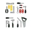 A collection of toy tools arranged on a white background. Produktbild-Vorschau