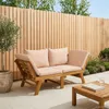 vidaXL: Panchina da giardino 3-in-1 con cuscini, realizzata Anteprima dell’immagine prodotto 2