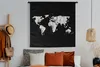 MuchoWow® Wandteppich Wandbehang Weltkarte - Marmor - Produktbild-Vorschau 4
