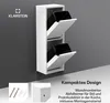 Klarstein Dual Compartment Mülleimer 2 Fächer - 36 L Produktbild-Vorschau 4