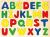 Bino Dřevěné vkládací puzzle abeceda Náhled obrázku produktu 1