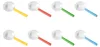 EDUPLAY 150105 Bunte Lupen, 9,8 x 4,2 x 0,8 cm, Kunststoff, Produktbild-Vorschau 1