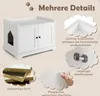 COSTWAY Katzenschrank Katzentoilette, Katzenhaus mit Produktbild-Vorschau 6