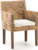 Rattan Bananenkreise Armstuhl Mit Kissen 56*60*85 Produktbild-Vorschau 1