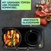 Glaskeramik Doppelkochplatte, 2 Kochfelder 16,4 & 18,8 cm, Produktbild-Vorschau 2