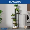 DanDiBo Escalier pour fleurs Indoor Métal Noir 5 étages Voir les images du produit 7