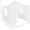 vidaXL Tente de réception professionnelle Pliable avec 4 Voir les images du produit 12