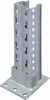 A close-up studio shot of a metal upright for a pallet racking system. Produktbild-Vorschau