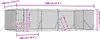 vidaXL Outdoor-Hundezwinger Silbern 8x4x2 m Verzinkter Produktbild-Vorschau 8