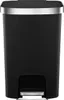 EKO - Hana 1 Pedaalemmer 2x25 liter - Plastic   - Schwarz Productafbeelding-voorbeeld 2