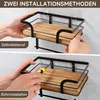 Toilettenpapierhalter Ohne Bohren mit 2 Montagemethoden, Produktbild-Vorschau 3