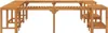 Hot Tub Omgeving Bruin 230 x 230 cm Massief Acaciahout Productafbeelding-voorbeeld 7