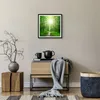 Gerahmtes Poster - Schwarzer Rahmen - Sonnenstrahlen Wald Produktbild-Vorschau 7