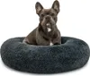 A French Bulldog sits in a round, plush dog bed. Anteprima dell’immagine prodotto