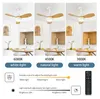 Deckenventilator mit Beleuchtung und Fernbedienung 24W LED Produktbild-Vorschau 5