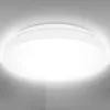LED Deckenleuchte Bad rund Badezimmer-Lampe flach IP44 Produktbild-Vorschau 8