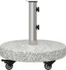 vidaXL Pied de parasol gris 45 x 45 x 45 cm en granit et Voir les images du produit 6