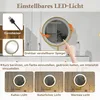 Schminktisch-Set mit LED-beleuchtetem Spiegel, Produktbild-Vorschau 7