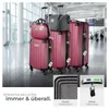 tectake® Hartschalenkoffer-Set Cleo 19-teilig, Hartschalen Produktbild-Vorschau 3