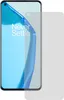 A screen protector is shown placed over a smartphone screen. Produktbild-Vorschau