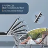 Sonnenliege klappbar – Leichte Gartenliege aus Aluminium Produktbild-Vorschau 3