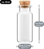 com-four® 30x Kleine Glasflaschen mit Korken 10ml, Produktbild-Vorschau 6