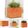 The Living Store Pflanzkübel Wachsbraun 90x60x72 cm Produktbild-Vorschau 1