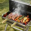 Griglia per barbecue quadrata 60x40cm in acciaio inox di Anteprima dell’immagine prodotto 11