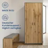 Šatníková viacúčelová skriňa policová antracitový dub 74 cm Náhľad obrázku produktu 9