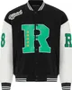 Red Bridge Herren Sweatjacke Collegejacke SchwarzEcru XL Produktbild-Vorschau 1