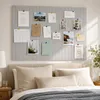 Relaxdays Filzpinnwand 9er Set, selbstklebende Rechtecke, Produktbild-Vorschau 6