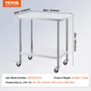 Stół roboczy VEVOR ze stali nierdzewnej, 610 x 914 x 954,6 Podgląd zdjęcia produktu 7