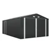 4iQ Metallgarage 6x3,8 m, 23 m², verzinkter Stahl, Produktbild-Vorschau 1