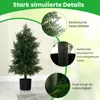 COSTWAY Plante artificielle cèdre 80 cm, plante Voir les images du produit 6