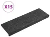 vidaXL Tappetini per scale 15 pz. Tessuto non tessuto Anteprima dell’immagine prodotto 1