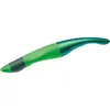 A green and teal ergonomic pen on a white background. Produktbild-Vorschau