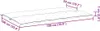 vidaXL Coussins de banc de jardin 2 pcs. noir 180x50x7 cm Voir les images du produit 8