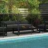 Outsunny Teichzaun, 365 x 126 cm Gartenzaun, 4er Set Produktbild-Vorschau 2