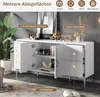 Merax glanzende dressoir met 4 lades en 2 deuren, commode Productafbeelding-voorbeeld 7