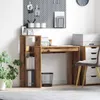 vidaXL Scrivania con ripiano in legno di recupero 100 x 40 Anteprima dell’immagine prodotto 2